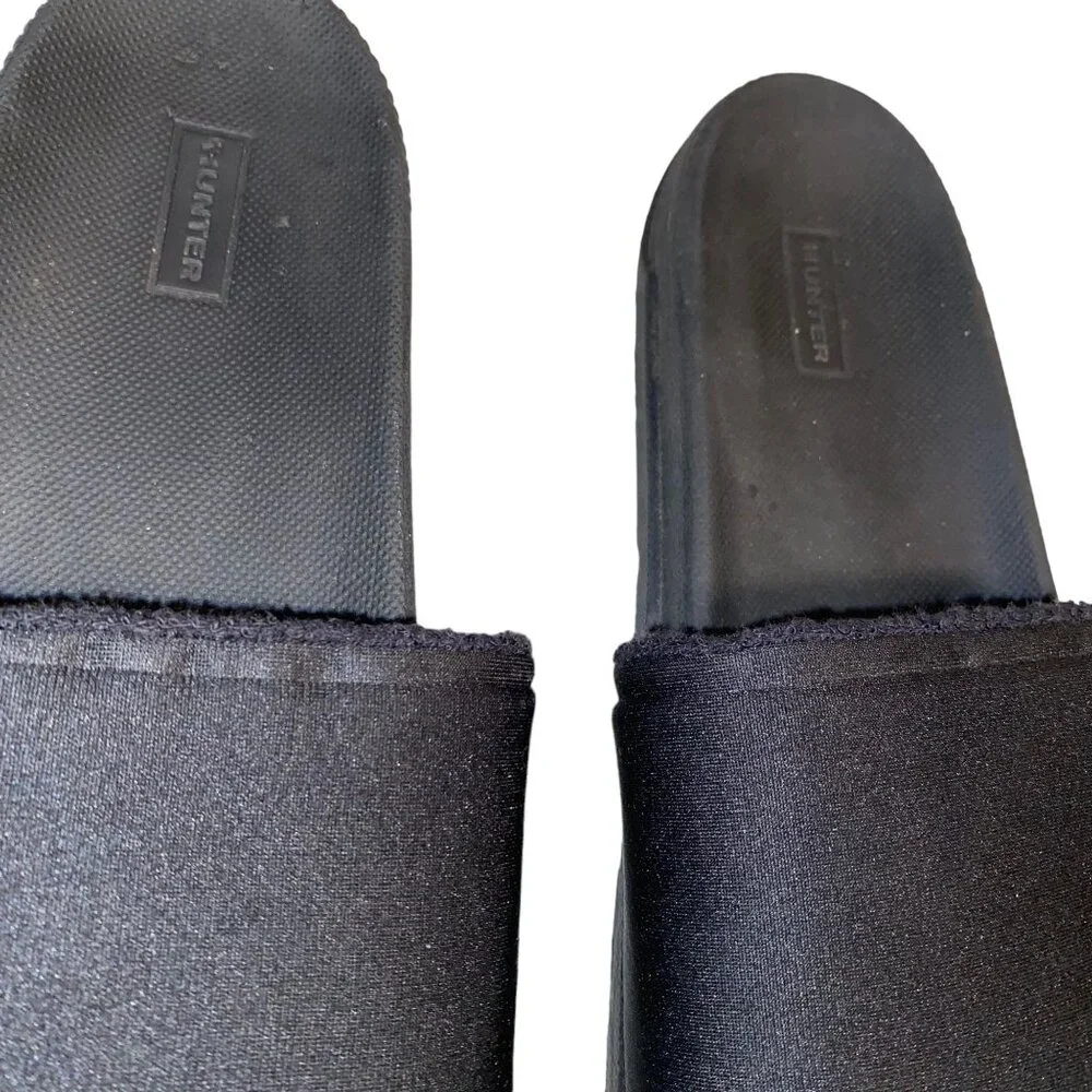 Hunter Slides US 9 Black UK 8